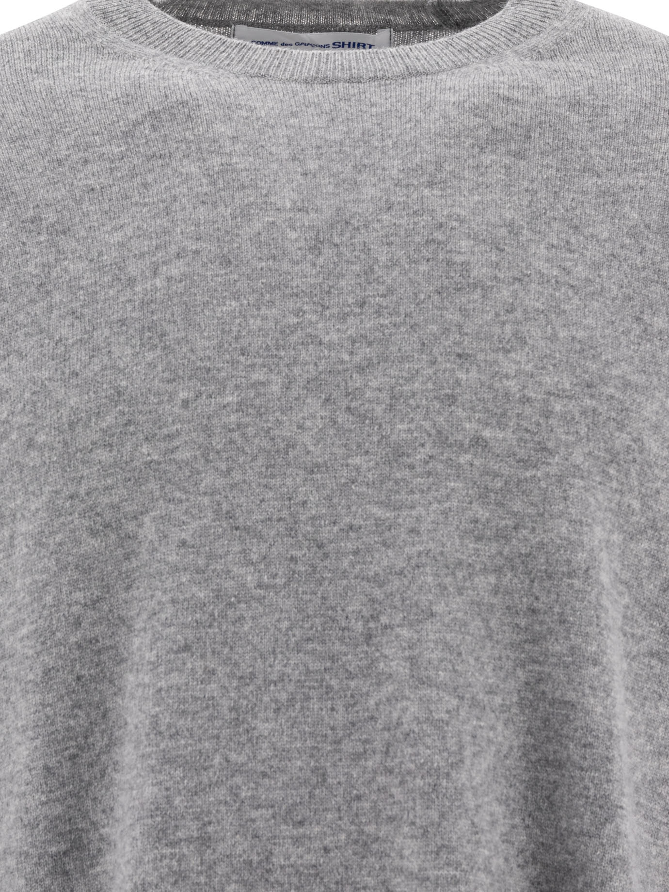 COMME DES GARçONS SHIRT Grey Wool crewneck sweater